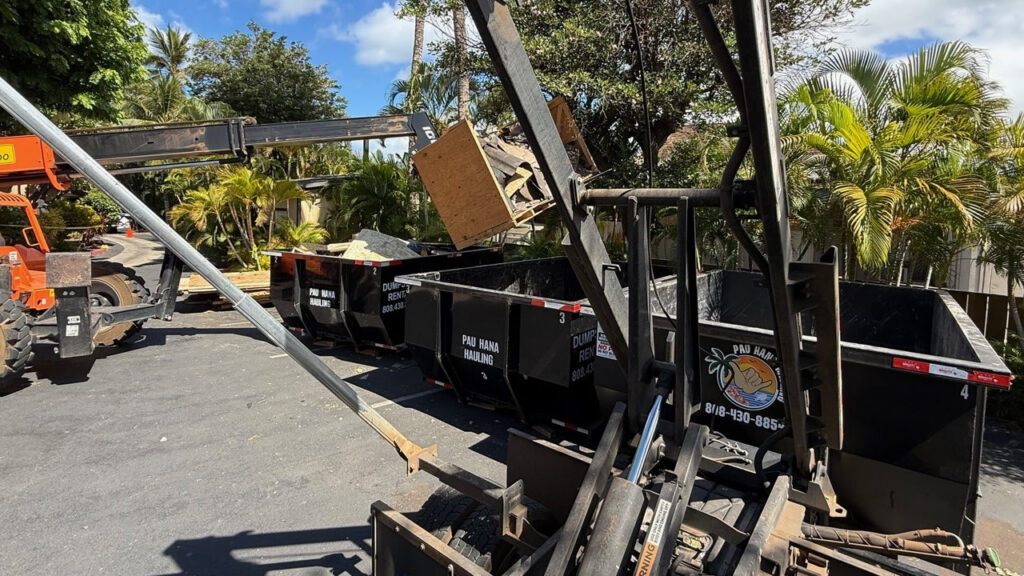 Maui construction dumpster rental